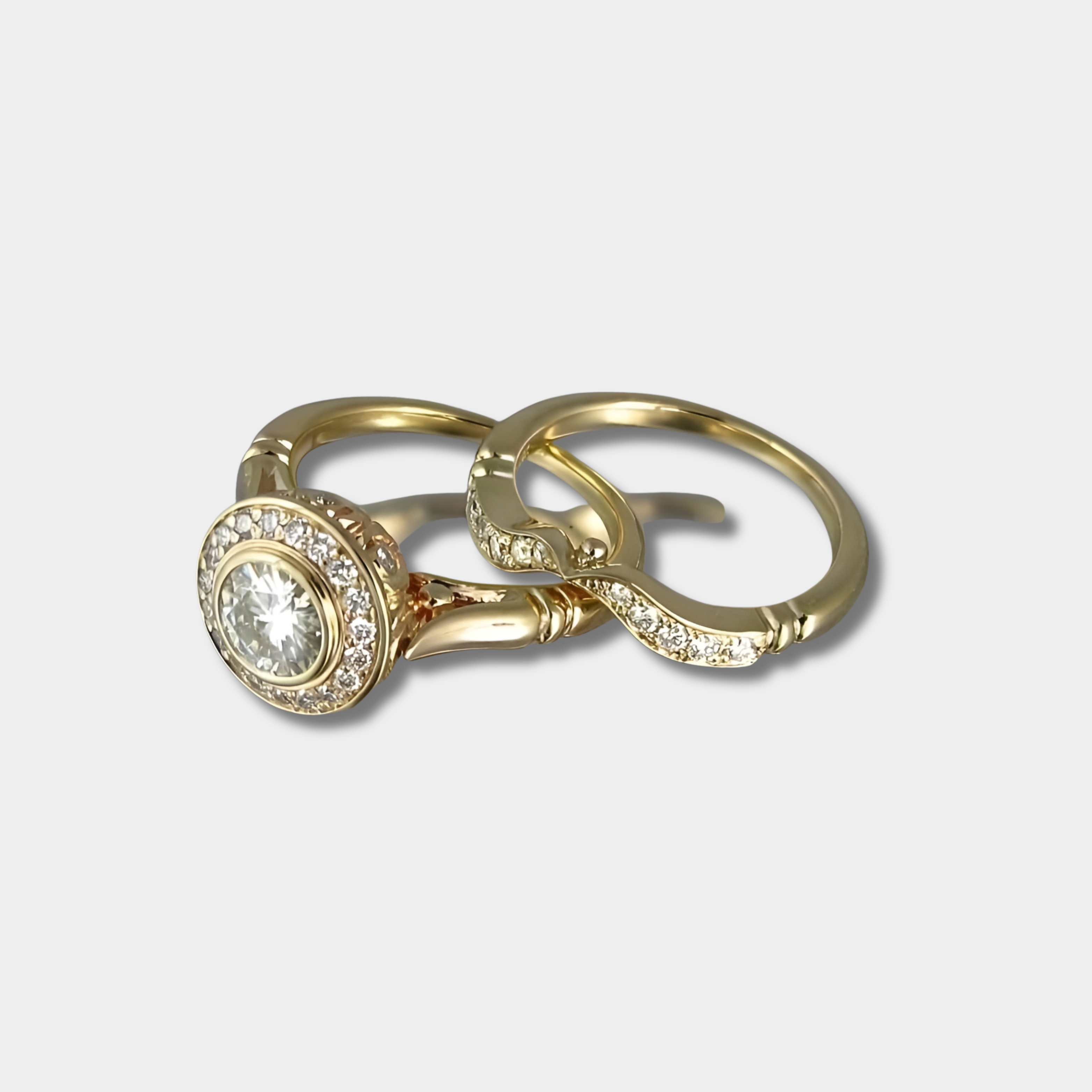 レナ - ヴィンテージゴールドリングのセット