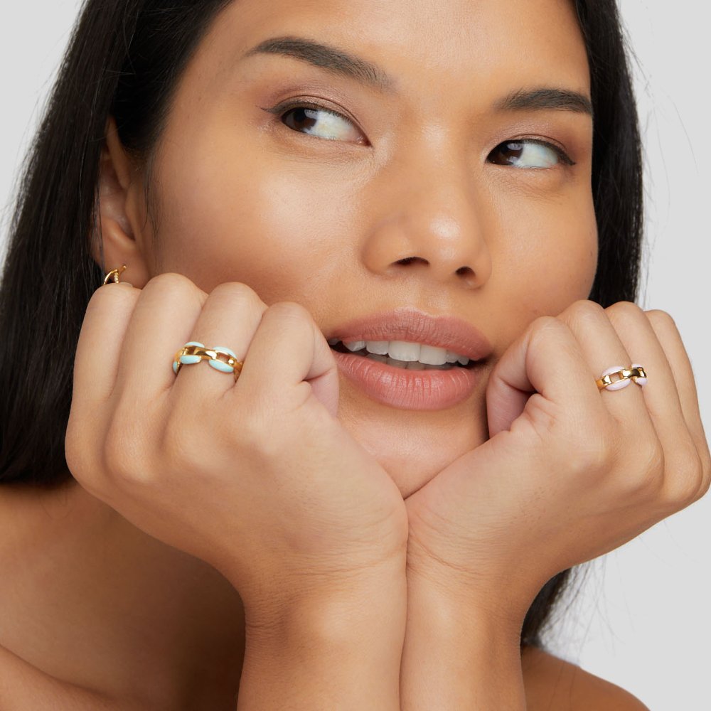 アネリーゼ – ゴールドとシルバーのリング