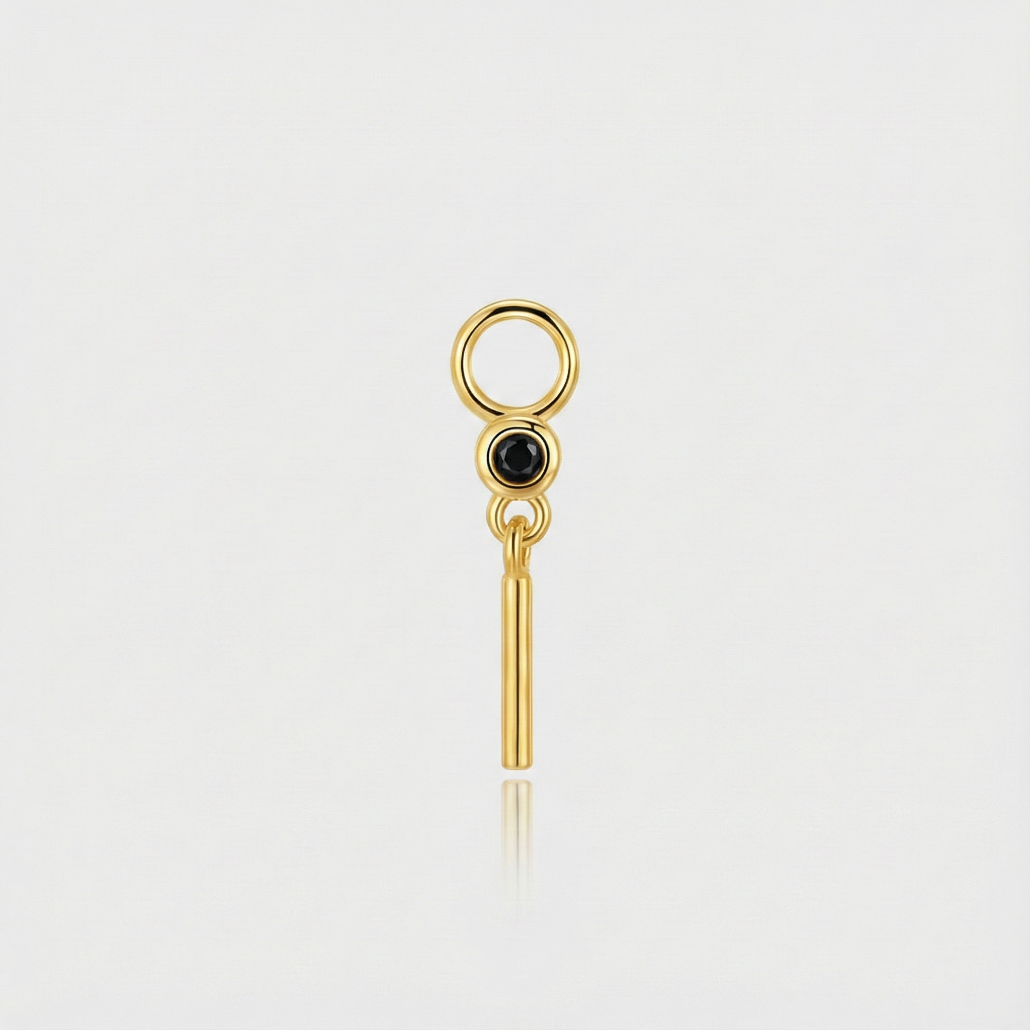 テレジア – 滑らかな曲線のゴールドイヤリング