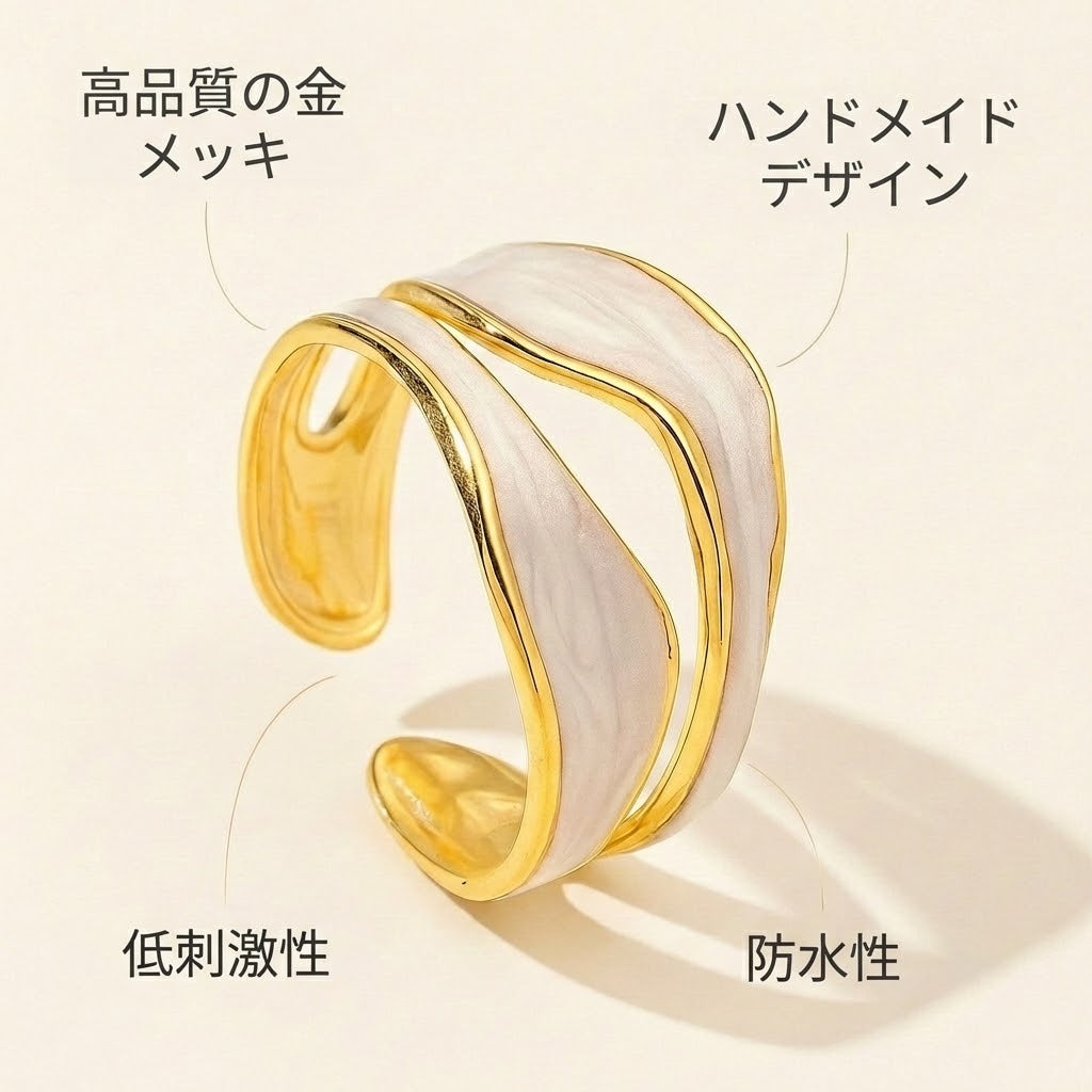 テレザ - ヴィンテージゴールドリング