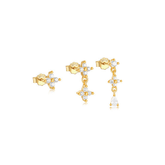 アニカ – 微妙な動きを持つゴールドイヤリング