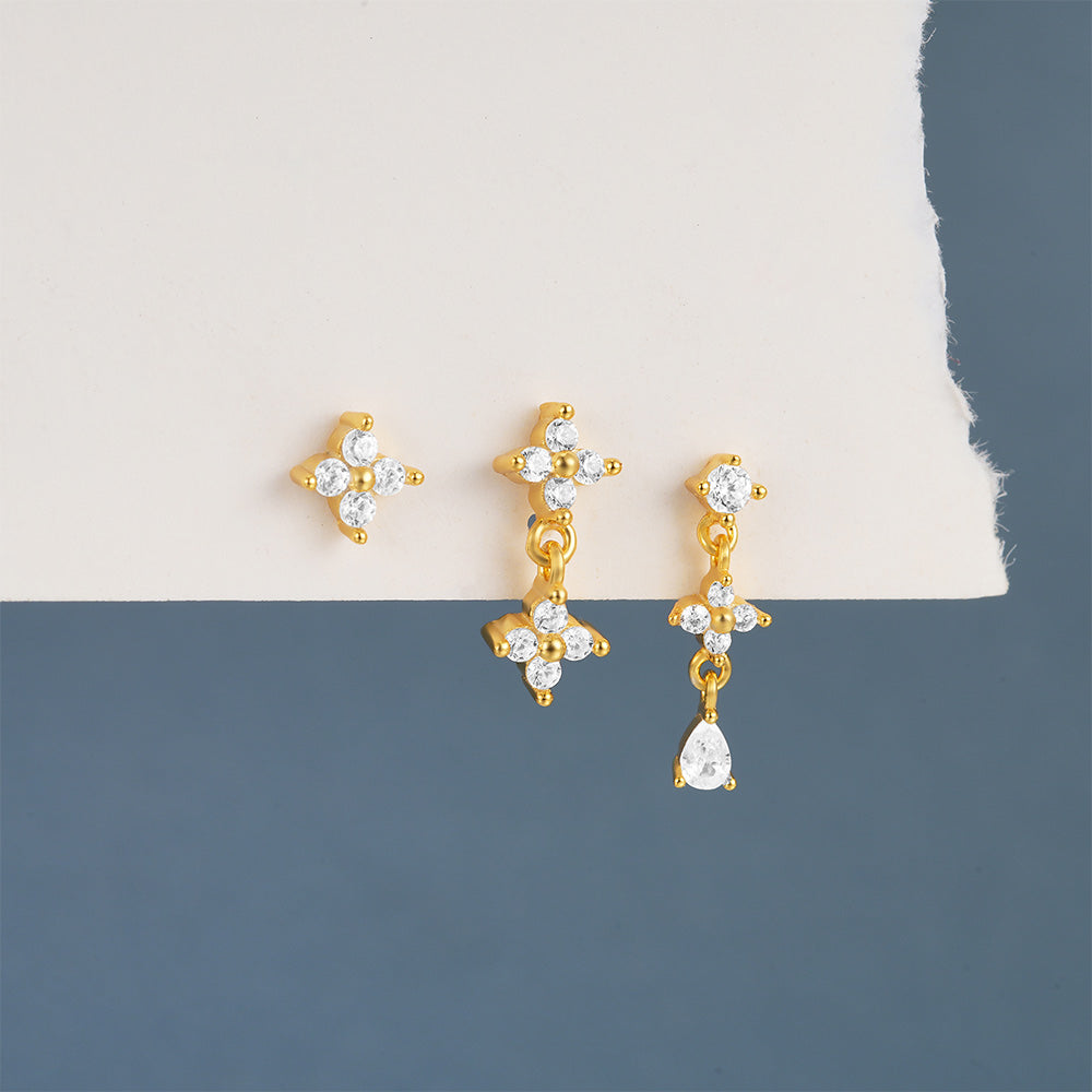 アニカ – 微妙な動きを持つゴールドイヤリング