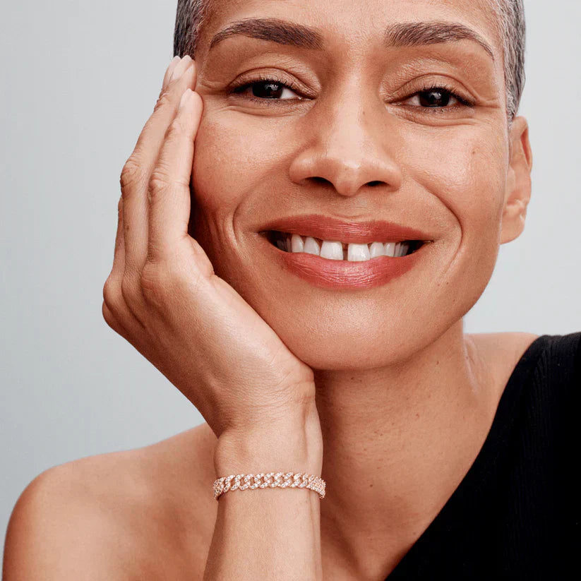 モイサナイト キューバンブレスレット