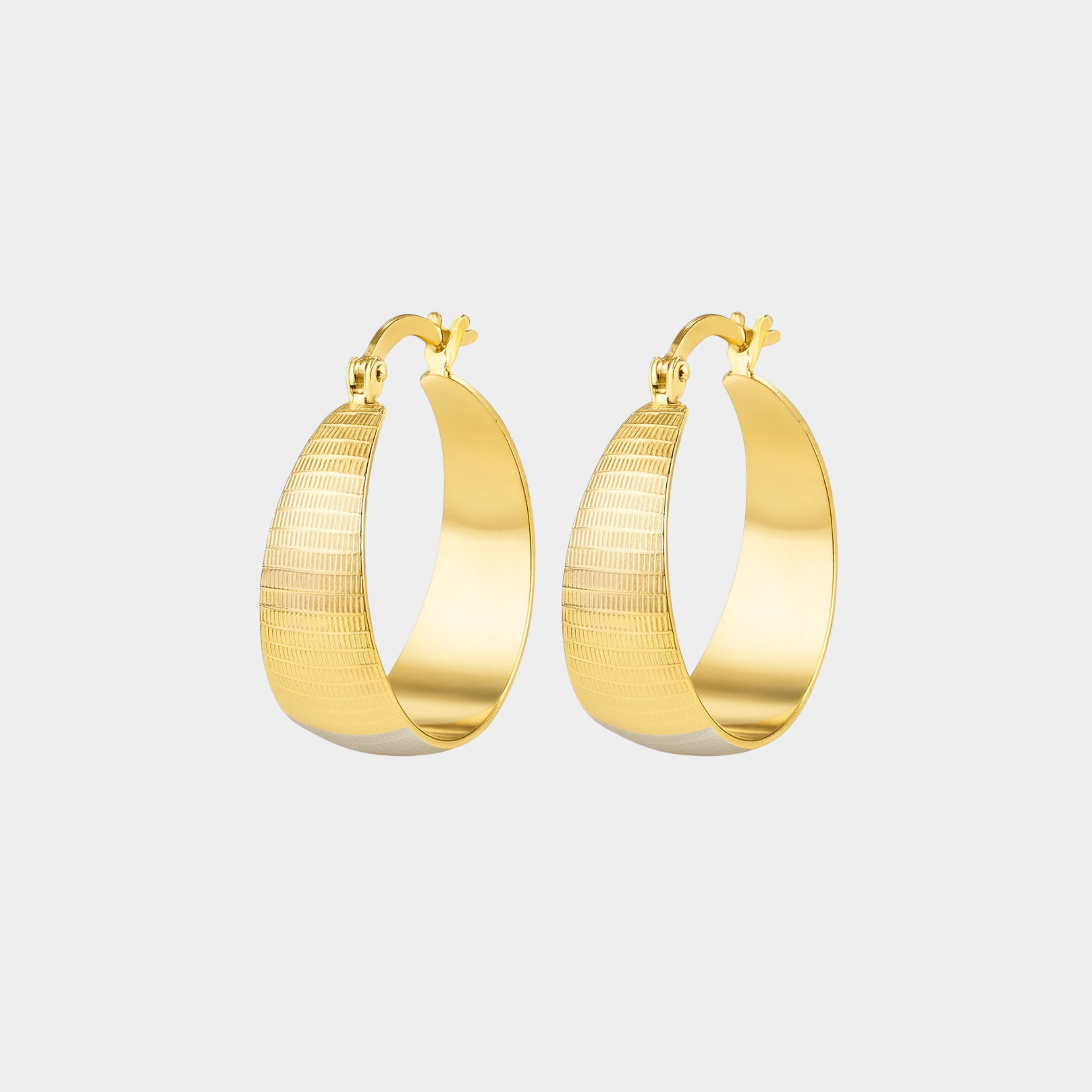 カリーナ – クリアガラスのシルバーイヤリング