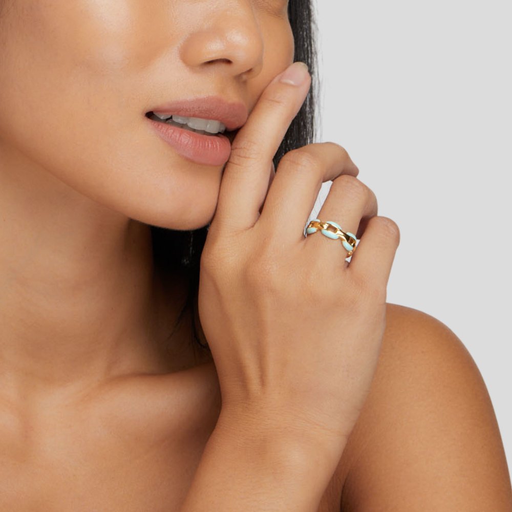 アネリーゼ – ゴールドとシルバーのリング