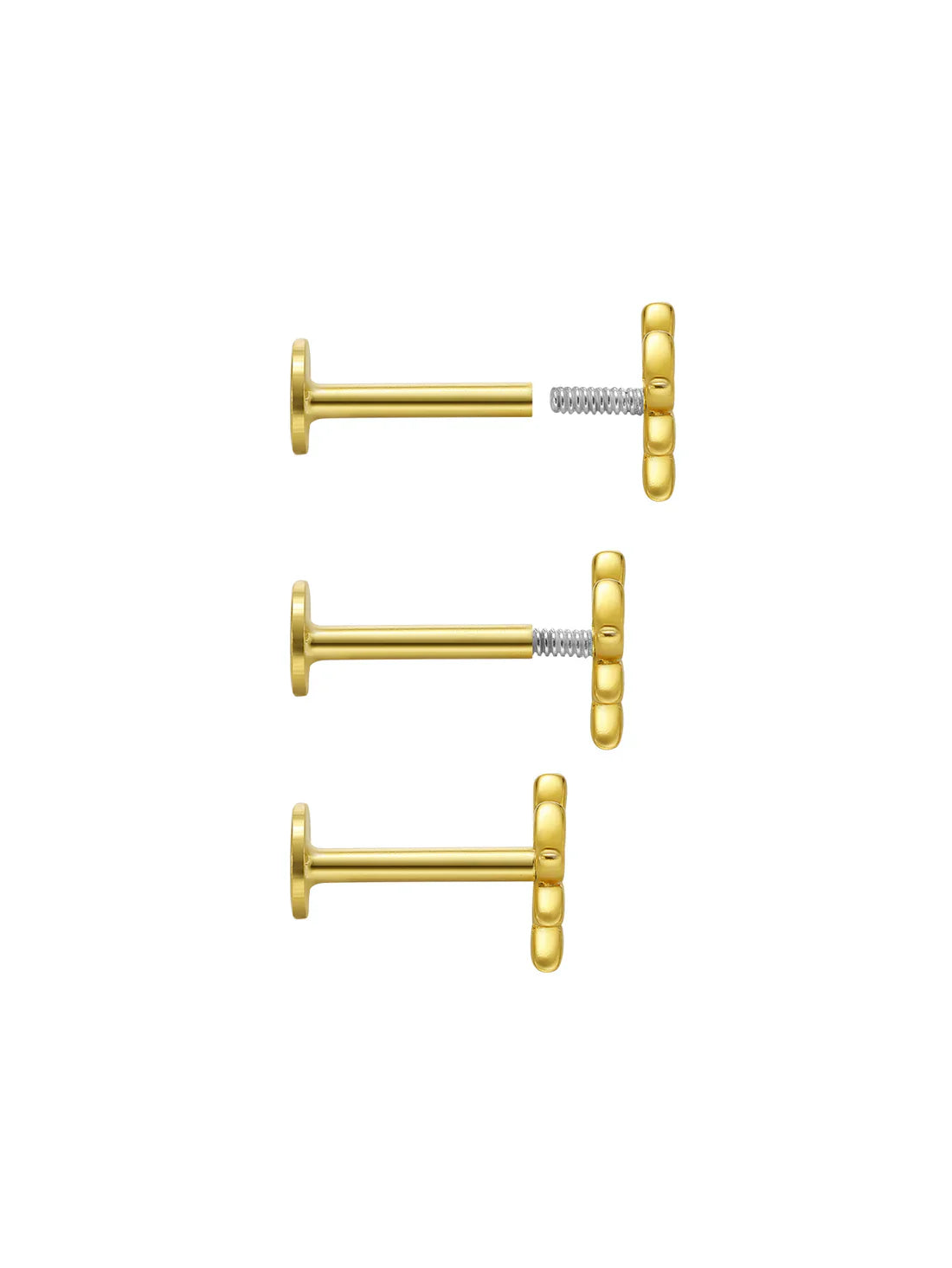 カテリーナ – 柔らかな曲線のゴールドイヤリング