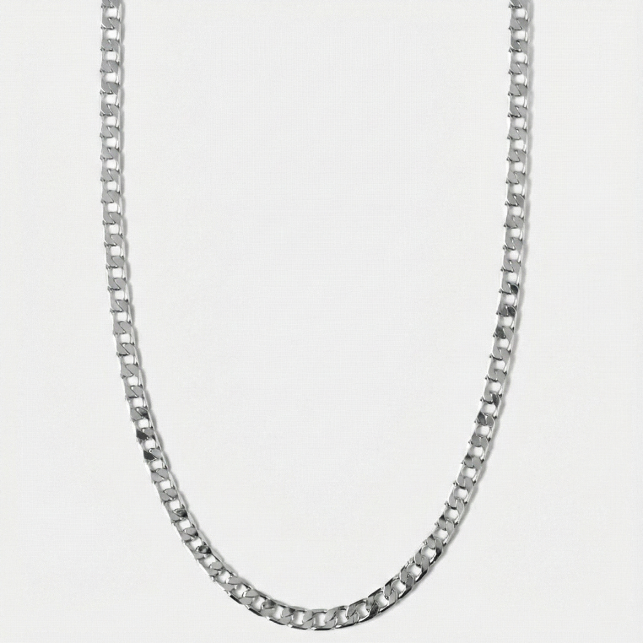 フラットチェーンネックレス