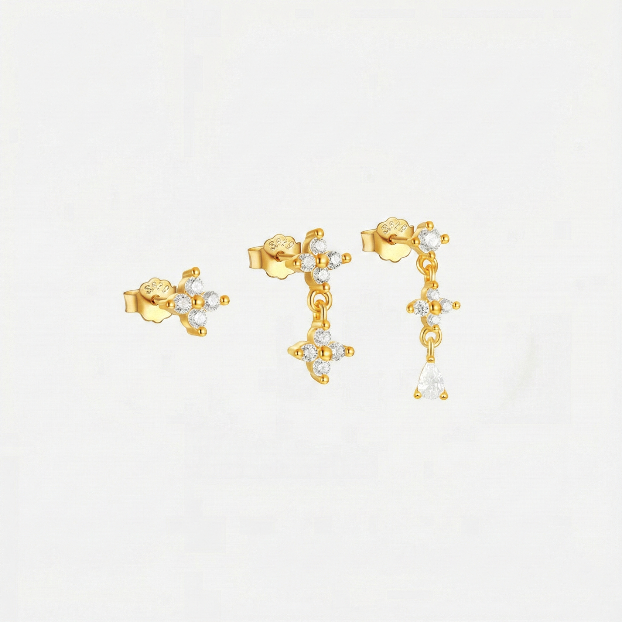 アニカ – 微妙な動きのあるゴールドのイヤリング