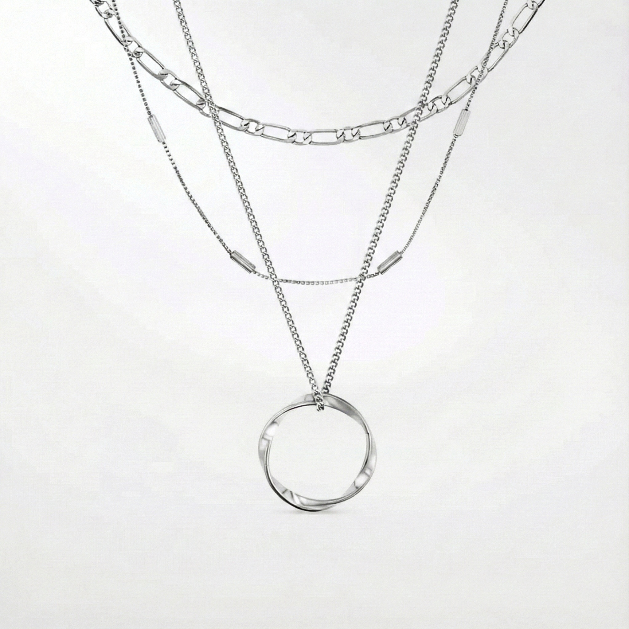 オープンネックレス（3行）